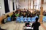 گزارش تصویری کارگاه آموزشی پیشگیری از عواقب ناگوار زلزله باحضور کارشناس آتشنشانی جناب آقای بیگی درسالن اجتماعات دانشکده دختران نجف آباد 6