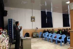 گزارش تصویری کارگاه آموزشی پیشگیری از عواقب ناگوار زلزله باحضور کارشناس آتشنشانی جناب آقای بیگی درسالن اجتماعات دانشکده دختران نجف آباد 8