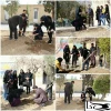 کاشت نهال درروز درختکاری با حضور ریاست و،معاونین ودانشجویان باشعار هردانشجو یک درخت 10