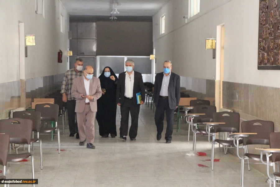 بازدید  هیات نظارت، ارزیابی و تضمین کیفی دانشگاه فنی وحرفه ای وهمراهان از آموزشکده دختران نجف آباد 2