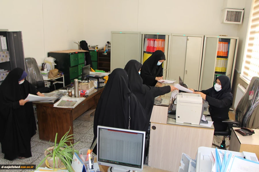 ثبت نام دانشجویان پذیرفته شده کاردانی و کارشناسی سال 1400درختران نجف آباد 5