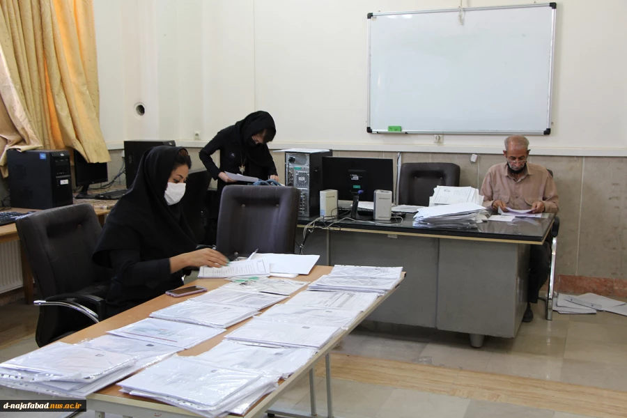 ثبت نام دانشجویان پذیرفته شده کاردانی و کارشناسی سال 1400درختران نجف آباد 7