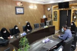 معارفه فرمانده پایگاه بانو مجتهد امین باحضور مسئول بسیج دانشجویی ناحیه شهرستان درآموزشکده دختران نجف آباد 2
