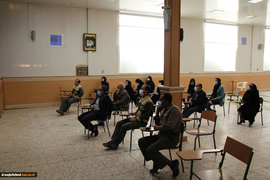 بمناسبت هفته تربیت بدنی کارگاه آموزشی آرگونومی  کار درمحیط اداری وحرکات اصلاحی برگزار شد 3