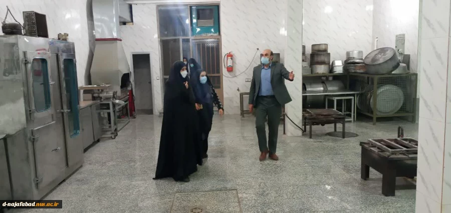 بازدید  مدیر کل امور دانشجویی دانشگاه فنی وحرفه ای سرکار خانم رباط جزی وهمراهان از آموزشکده دختران نجف آباد 6
