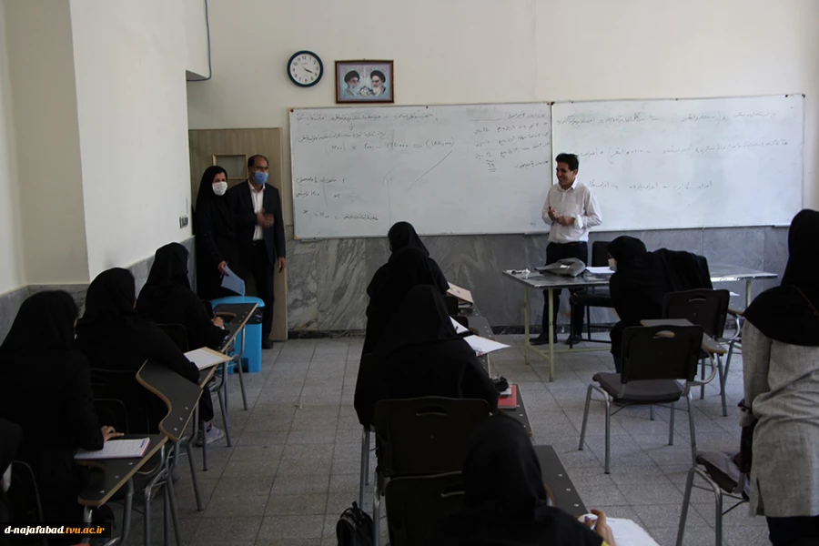 بازدید ونظارت دانشگاه فنی و حرفه ای از آموزشکده دختران نجف آباد مبنی بر تشکیل کلاس های حضوری   5
