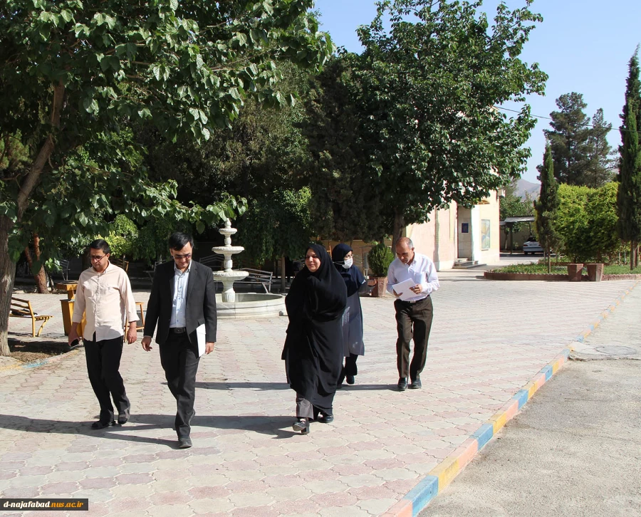 بازدید ونظارت ارزیابی دانشگاه فنی وحرفه ای مبنی بر نحوه برگزاری امتحانات پایانی سال تحصیلی جاری  ازآموزشکده دختران نجف آباد  10