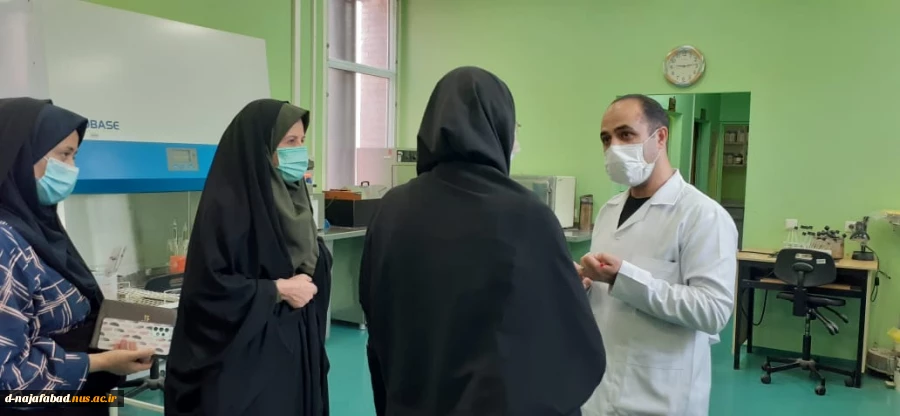 بازدید ریاست آموزشکده دختران نجف آباد وهمراهان از معاونت غذاودارو دانشگاه علوم پزشکی  اصفهان 8