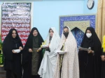 مراسم پرچم گردانی حرم مطهر امام رضا(ع) با حضور خادمیاران آستان قدس رضوی د رخوابگاه آموزشکده دختران نجف آباد  3