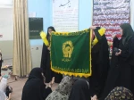 مراسم پرچم گردانی حرم مطهر امام رضا(ع) با حضور خادمیاران آستان قدس رضوی د رخوابگاه آموزشکده دختران نجف آباد  2