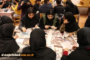 مسابقه تیم سازی دانشگاه فنی وحرفه ای استان اصفهان   برگزار شد   
کسب مقام دوم دانشجویان آموزشکده دختران نجف اباد در مسابقات تیم سازی دانشگاه فنی و حرفه ای استان اصفهان 
 6