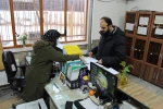بازدید نماینده نظارت و ارزیابی وتضمین کیفیت دانشگاه فنی وحرفه ای استان اصفهان از امتحانات پایام ترم آموزشکده  دختران نجف آباد  5