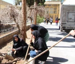 آئین روز درختکاری و آغاز هفته منابع طبیعی همزمان با نخستین روز این هفته،در آموزشکده فنی وحرفه ای دختران نجف آباد برگزار شد  4