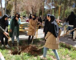 آیین روز درختکاری و کاشت نهال درمحوطه آموزشکده دختران نجف آباد  برگزار شد 4