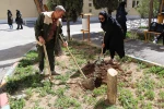 آیین روز درختکاری و کاشت نهال درمحوطه آموزشکده دختران نجف آباد  برگزار شد 8