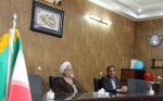 معاون استاندار و فرماندار ویژه شهرستان بهمراه امام جمعه شهر نجف آباد  با ریاست آموزشکده دختران سمیه دیدار و گفتگو نمودند  7