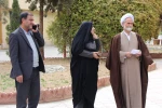 معاون استاندار و فرماندار ویژه شهرستان بهمراه امام جمعه شهر نجف آباد  با ریاست آموزشکده دختران سمیه دیدار و گفتگو نمودند  8