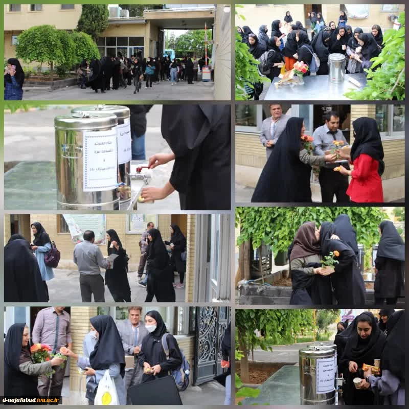 آیین تکریم میلاد حضرت معصومه (س)، روز دخترو استقبال از دانشجویان با نام نسیم کرامت زیر سایه خورشید در آموزشکده دختران نجف آباد برگزار شد 2