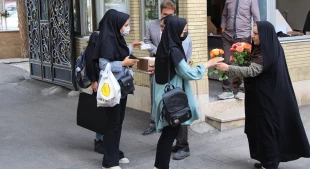 آیین تکریم میلاد حضرت معصومه (س)، روز دخترو استقبال از دانشجویان با نام نسیم کرامت زیر سایه خورشید در آموزشکده دختران نجف آباد برگزار شد 2