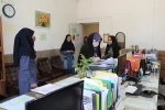 بازدید ونظارت ارزیابی ناظرین دانشگاه فنی وحرفه ای مبنی بر نحوه برگزاری امتحانات پایان ترم ازآموزشکده دختران نجف آباد  2
