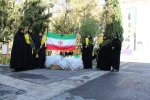 آیین بازگشایی دانشگاه ها واستقبال از دانشجویان با حضورخادم یاران حرم رضوی در آموزشکده دختران نجف آباد برگزار شد  3