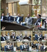 دیدار معاون استاندار وفرماندارویژه شهرستان با مشاور ومدیرکل حراست دانشگاه فنی و حرفه‌ای کشور و هیئت همراه  2