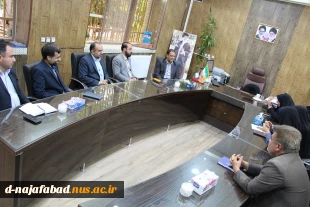 دیدار معاون استاندار وفرماندارویژه شهرستان با مشاور ومدیرکل حراست دانشگاه فنی و حرفه‌ای کشور و هیئت همراه  4