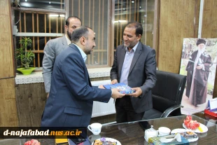 دیدار معاون استاندار وفرماندارویژه شهرستان با مشاور ومدیرکل حراست دانشگاه فنی و حرفه‌ای کشور و هیئت همراه  5