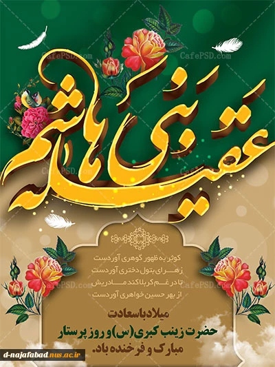 میلاد حضرت زینب کبری (س) و روز پرستار مبارک باد 2