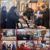 حضور آموزشکده دختران نجف آباد در هفتمین بازارچه دانشجویی نمایشگاه و فروشگاه توانمندی‌ها  تهران  2