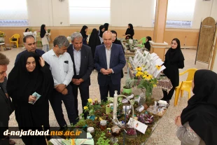 افتتاح نمایشگاه گل وگیاهان دارویی در آموزشکده ملی مهارت دختران نجف آباد  11