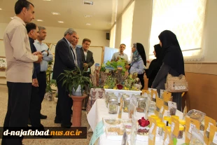 افتتاح نمایشگاه گل وگیاهان دارویی در آموزشکده ملی مهارت دختران نجف آباد  12
