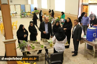 بازدید از نمایشگاه گل وگیاهان دارویی در آموزشکده ملی مهارت دختران نجف آباد  4
