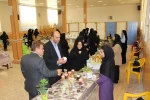 بازدید از نمایشگاه گل وگیاهان دارویی در آموزشکده ملی مهارت دختران نجف آباد  9