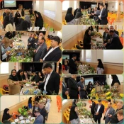 بازدیداعضای شورای شهر نجف آباد ودهیارحاجی آباد از نمایشگاه گیاهان دارویی آموزشکده ملی مهارت دختران نجف آباد« سمیه»  2