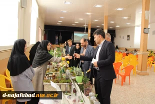 بازدیداعضای شورای شهر نجف آباد ودهیارحاجی آباد از نمایشگاه گیاهان دارویی آموزشکده ملی مهارت دختران نجف آباد« سمیه»  7