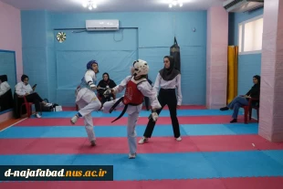 برگزاری مسابقات انتخابی کشوری در رشته تکواندو و کاراته دانشجویان دختر به میزبانی آموزشکده ملی مهارت دختران نجف آباد 5