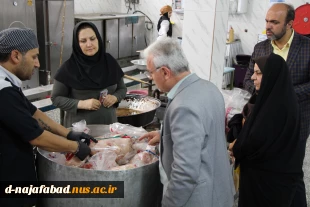 بازدید معاونت دانشجویی و فرهنگی و پژوهشی دانشگاه ملی مهارت اصفهان از آشپزخانه وسرای دانشجوی آموزشکده دختران نجف آباد 4